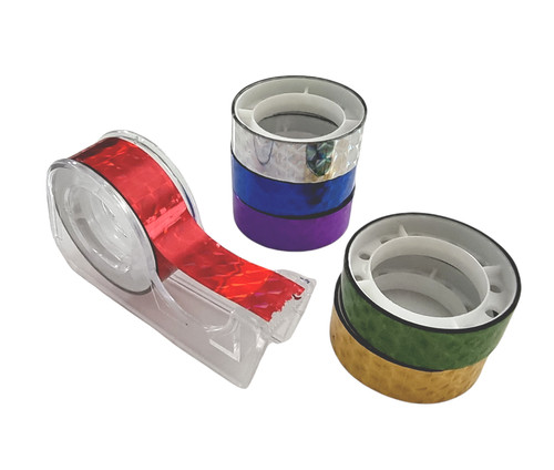Holographic adhesive tape - x,