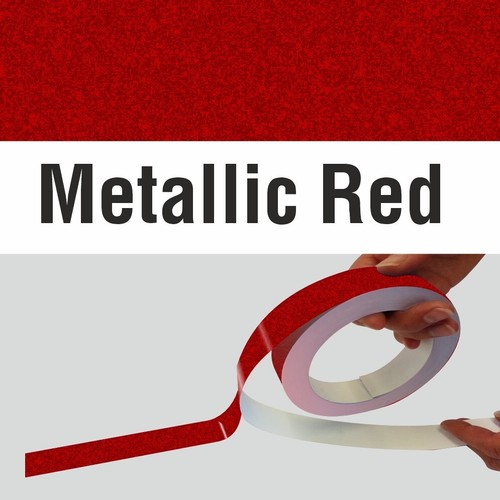 Metallic red car pinstripe - metallic,