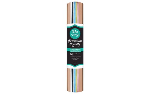 Vinyl 12x12 roll sheet foil - sheet,
