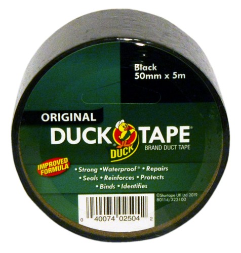 Duck tape original - duck, black