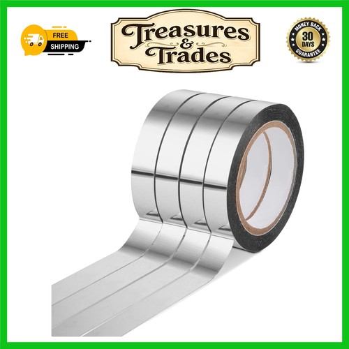 Glossy silver metallic mirror - metallic,