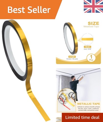 Metallic decor tape 8mm - metallic,